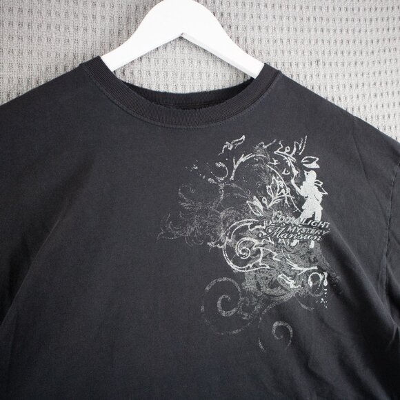 Coors Light Mystery Mansion Black Faded Tee Mens - Picture 4 of 7